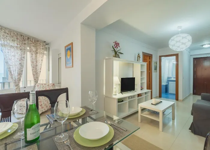 Disfruta Vacaciones Familiares Piso Frente Al Mar Lägenhet